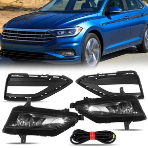 Conjunto Completo de Faros Antiniebla para Volkswagen Jetta con Carcasa y Arnés de Cableado para 2019-2020 Mk7 - Product Image 1