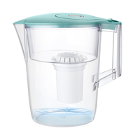 Carafe purificatrice d'eau alcaline portable en plastique sans BPA de 3,5 L avec filtre PH
