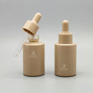 Botella de Vidrio con Gotero de 1oz, Color Rosa, Cilíndrica Esmerilada, Personalizable, de Alta Calidad, para Aceites Esenciales, Lociones, Sueros para el Cuidado de la Piel y Cosméticos - Product Image 3