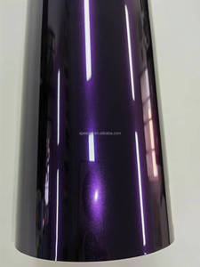 ซับสัตว์เลี้ยงมิดไนท์สีม่วงมันวาวสูงโครเมี่ยมสีโลหะรถไวนิลกราฟิก - Product Image 2