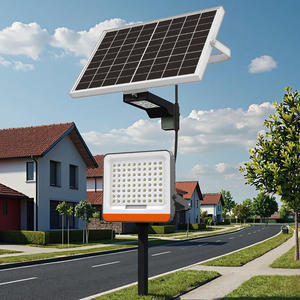 Suitable Outdoor IP65 Waterproof Solar Street <b>Light</b> for Garden Landscape & Road Use Integrated All-in-Two <b>Flood</b> <b>Light</b> - Product Image 1