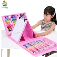 Set de peinture de luxe, 180 pièces, pour débutants et artistes et enfants, dessin artistique et créatif, vente en gros
