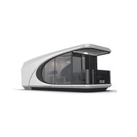 Maison modulaire moderne portable à capsule pour les centres de villégiature extérieurs Hôtels Parcs Villas Salon Salle à manger Caractéristiques