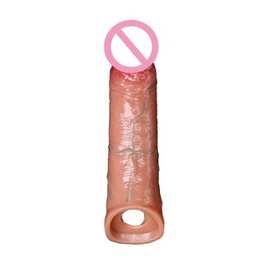 Manchon de <span class=keywords><strong>pénis</strong></span> portable en silicone pour allonger et épaissir le <span class=keywords><strong>pénis</strong></span>, effet réaliste - Product Image 1