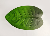 Vente en gros de sets de table décoratifs en forme de feuille en EVA écologique de la marque Womei, résistants à la chaleur, Zhejiang