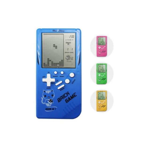 Hot Built-in 23 Games Classic Nostalgic Puzzle, Pocket Handheld Video Game Console 3.5 in Mini Portable Brick Game Console