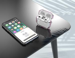 Funda transparente Compatible con AirPods 1/<span class=keywords><strong>2</strong></span>, cubierta a prueba de golpes con cordón para AirPods Pro 3/<span class=keywords><strong>2</strong></span>/1st - Product Image 4
