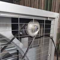 MX-P1220 1220x1220x450mm Ventilateur extracteur industriel automatique à volet coulissant pour atelier, entrepôt et poulailler