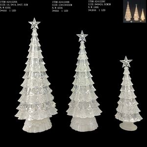 2024 <span class=keywords><strong>Acrylic</strong></span> long lanh LED Cây giáng sinh cho trang trí nội thất giáng sinh ánh sáng ban đêm - Product Image 5