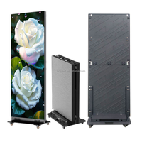 Pantalla LED Portátil P1.86 P2 P2.5, Plegable, de Doble Cara, para Interiores y Exteriores, Inteligente