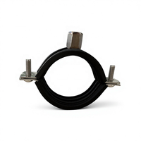 Collier de serrage réglable en fer galvanisé et caoutchouc EPDM pour tuyau (en pouces)