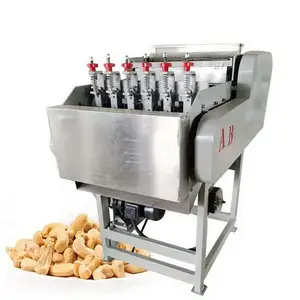 Automatic Raw Cashew Nut Kernel Husk Desheller Cashew Nut Shelling Machine