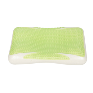 Summer <b>Cool</b> Aqua Gel Therapy Pillow 200TC Solid Pattern Wave Shape Memory Foam Headrest Neck Sleeping <b>Pad</b> Customizable GEL01 Mem - Product Image 1