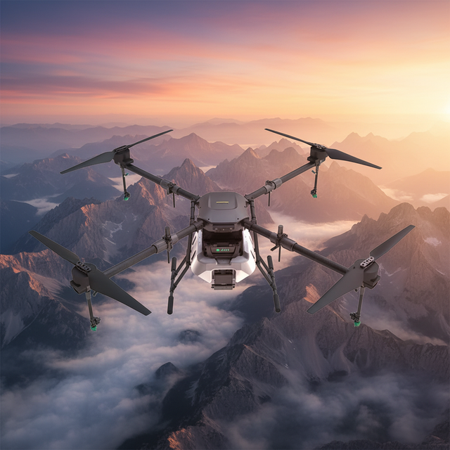 Intelligent Plant Protection UAV 10.5L Capacity with Dual Pump System Terrain Following Radar PLC Core Low Maintenance Cost