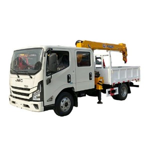 รถเครนติดรถบรรทุก JMC 2 แถว 4x2 บูมยืดหดได้ ราคาโรงงาน พร้อมขาย - Product Image 1