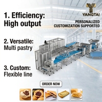 Ligne de production de pain de mie entièrement automatique, équipement de boulangerie clé en main, haute capacité, multi-produits : pains, pains mous, baguettes