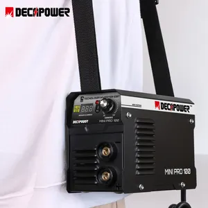 Decapower נייד מהפך קשת בתדירות גבוהה מיני mma מכונת ריתוך חשמלי