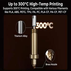 Kit Hotend Crelity Ender-5 Max, Calentador Cerámico de 70W, Disipador de Calor de Titanio, Boquilla de 0.4mm, Alta Temperatura 300C - Product Image 5