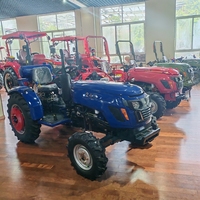 Mini-tracteur compact 4x4 de 20 à 220 CV pour petites exploitations agricoles |   Tracteur agricole diesel avec accessoires de motoculteur rotatif et de tondeuse