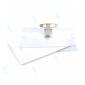 Clips Metálicos para Tarjetas de Identificación, Porta Tarjetas de Identificación - Product Image 1