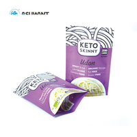 Sac en papier kraft biodégradable imprimé sur mesure, emballage alimentaire de qualité alimentaire, sachet compostable, emballage alimentaire en plastique compostable