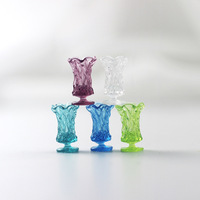 "Modèle de vase miniature en résine pour décoration de maison de poupée et jouet éducatif DIY"