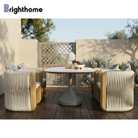 Brighthome - Vente en gros de meubles d'extérieur imperméables, table et chaises de restaurant, ensemble de canapés de jardin en aluminium