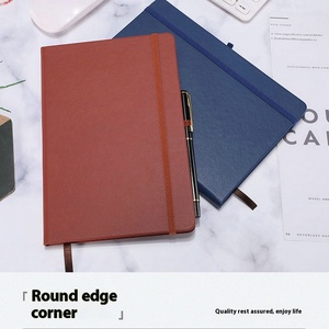 Taccuino per studenti in stile A5 con copertina rigida personalizzata per Account Book in pelle con linea orizzontale con superficie dura e diario orizzontale - Product Image 3