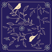 Tappetino da Mahjong Blu con Disegno Artistico, Antiscivolo in Gomma, Inodore, Design Personalizzato, Confezione Arrotolata per Gioco di Carte Casual