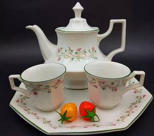 Charger Plate for <b>Afternoon</b> <b>Tea</b> Cup and Saucer Octagonal Porcelain Hot Selling European Classic Retro Ceramic Plate Dish >10 - Product Image 4