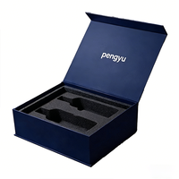 Boîte en carton rigide sur mesure de luxe pour bouteille de vin, avec fermeture magnétique, coffret cadeau pour boissons, spiritueux, vin rouge, ensemble de verres à vin, boîte en papier artistique