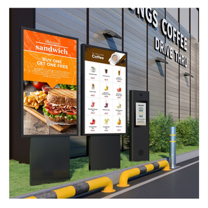 Ngoài trời 49 55 inch Độ sáng cao spliced <span class=keywords><strong>3</strong></span> màn hình ổ đĩa kỹ thuật số thông qua bảng Menu hiển thị - Product Image 1