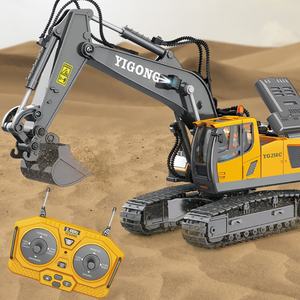 Samtoycn 11CH 1:20 RC <span class=keywords><strong>JCB</strong></span> Excavatrice <span class=keywords><strong>Jouet</strong></span> de Construction Camion Monstre RC Grue Camion en Alliage Métallique Télécommandé - Product Image 2