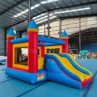Château gonflable de jardin à louer, château de saut de qualité commerciale pour les fêtes d'enfants et le plaisir en famille