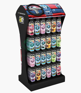 Customized Floor wood two-sides wall shop store furniture cellphone accessories mobile phone Display Cabinet shelf display rack