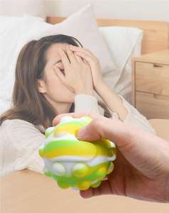 Многоразовая 3D-радужная силиконовая игрушка для снятия стресса - Product Image 6