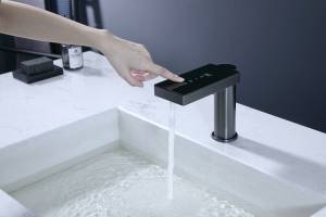 Thiết kế hiện đại phòng tắm cảm giác chuyển động lưu vực vòi nước Mixer tap cảm biến thông minh vòi nước với cảm biến chuyển động hiển thị - Product Image 2