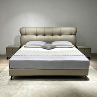 Meubles de chambre à coucher au design moderne, grand lit, cadre de lit adapté aux chambres minimalistes modernes
