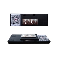 Mini panneau matrice led rose 95x30mm, défilement sans fil, message texte, badges
