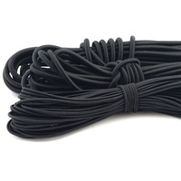 2mm Coloré Haute Qualité Bande Élastique Ronde Ronde Corde Élastique Bande de Caoutchouc Élastique Ligne BRICOLAGE Accessoires De Couture