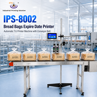 Imprimante automatique de date d'expiration pour sacs à pain IPS-8002 avec convoyeur