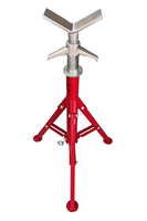 Étau de banc pliable manuel en V 1107F, support de tuyau réglable en hauteur pour charge de 12 pouces 1200 kg