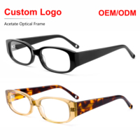 Montures de lunettes optiques Sunray pour boutiques, en acétate, faites à la main, compatibles avec les verres progressifs sur ordonnance, verres transparents