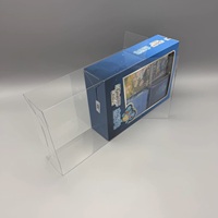 Boîte de présentation en PVC transparent anti-poussière pour cartes de jeu Pokémon