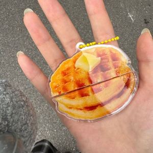 Porte-clés personnalisés en acrylique, breloques œuf, jouets capsule à ouverture et fermeture Beauty-Connected, faible MOQ, fanion de présentation à tirer - Product Image 3