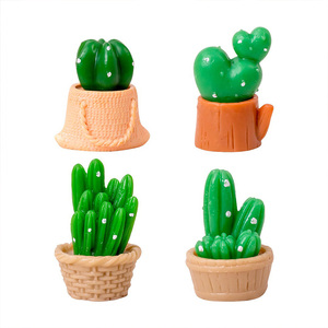 Décoration intérieure Résine Artisanat Creative Artificielle <span class=keywords><strong>Cactus</strong></span> Résine Miniatures Mini Résine Artisanat <span class=keywords><strong>Cactus</strong></span> Jardin Ornements - Product Image 2