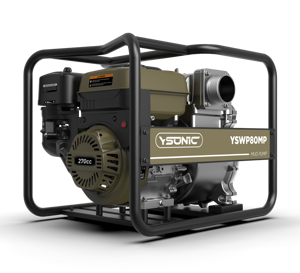 Pompe à piston à essence YSONIC 5HP 3 pouces haute pression pour traitement de l'eau propre, moteur OHV pour l'irrigation agricole OEM YSWP80MP - Product Image 1