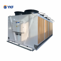 Refroidisseur sec en forme de V à haute capacité de refroidissement personnalisable pour les centres de données avec ailettes en aluminium hydrophiles, ventilateurs AC/EC 220-480V