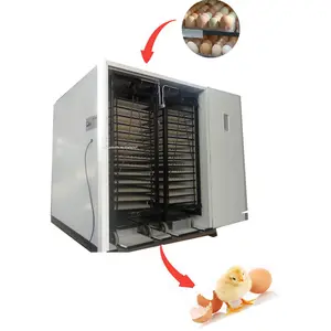 2 trolleys model 8000 chicken eggs automatic incubators/egg incubator of eggs for quail goose HJ-I19