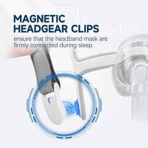 Clips de fixation magnétiques à pression positive à déconnexion rapide pour masques anti-âge compatibles AirTouch F20/F30/N20/F30i/F40/<span class=keywords><strong>N10</strong></span> - Product Image 5